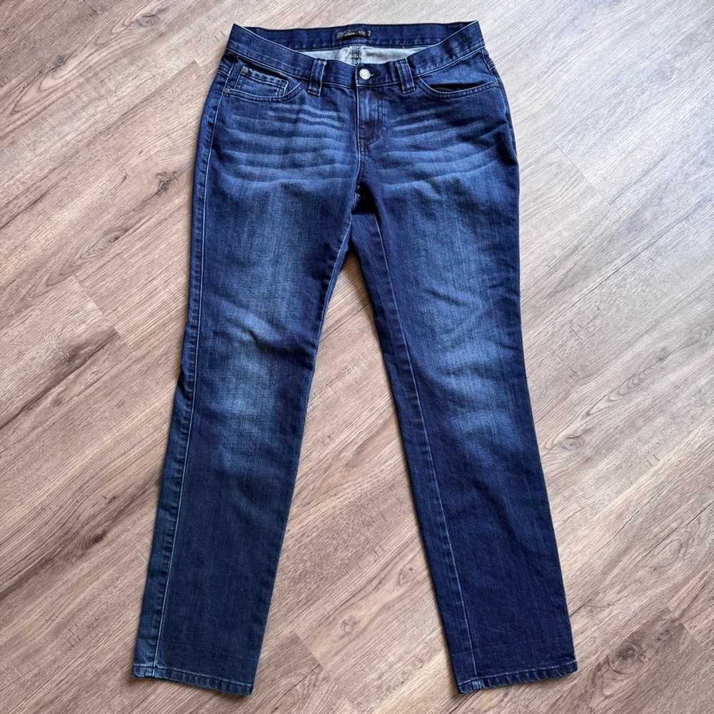 Prana Dark Blue Straight Leg Jeans - Size 4/ 27